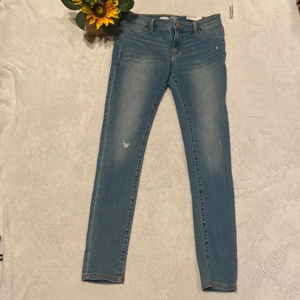 OLD NAVY Girls Size 16 Rock Star Super Skinny Jeggings